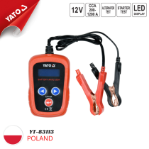 12V Battery Tester Yato YT-83113 – Poland