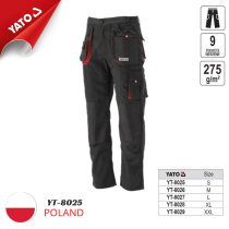 Yato YT-8025 Work Pants with 9 Pockets – Poland