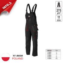 Yato YT-8030 Work Bib Pants with 11 Pockets – Poland