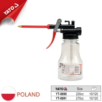 Bình châm nhớt 220ml bằng nhựa Yato YT-0690 - Ba Lan