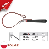 Cờ lê dây đai mở lọc dầu 80-160mm Yato YT-0824 - Ba Lan