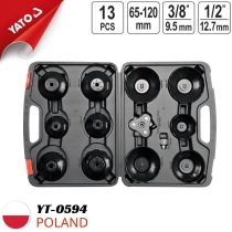 Bộ Vam tháo cốc lọc dầu cao cấp 13 chi tiết Yato YT-0594 - Ba Lan