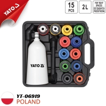 2升注油壶套装，含15件转接头套件 Yato YT-06919 - 波兰