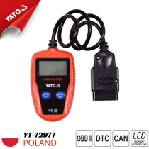 Yato YT-72977 다국어 OBDII LCD 화면 차량 진단기/스캐너