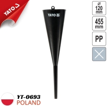 Phễu châm nhớt Φ120x455mm Yato YT-0693 - Ba Lan