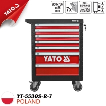 Tủ đựng đồ nghề CAO CẤP 7 ngăn Yato YT-5530S-R-7 - Ba Lan