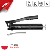 유지보수용 손잡이 유압 그리스 건 400cc Yato YT-0705 - Ba Lan