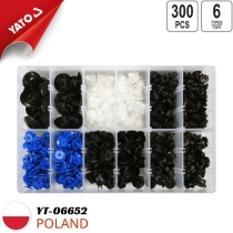 Bộ 300 chốt nở nhựa Opel Yato YT-06652 - Ba Lan