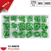 Bộ phớt cao su máy lạnh các loại 270 chi tiết Yato YT-06879 - Ba Lan