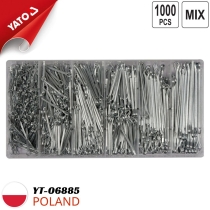 Chốt khóa tăm 1000 chi tiết nhiều loại Yato YT-06885 - Ba Lan 