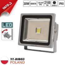 Đèn pha led 30W 1 bóngLed 2100lm Yato YT-81803 - Ba Lan