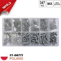 Yato YT-06771 347点入り 混合ネジ/ファスナーセット - ポーランド