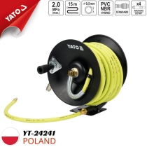 Cuộn dây hơi Hybrid kiểu Rulo 9.5mm x 15m 2.0Mpa Yato YT-24241 - Ba Lan