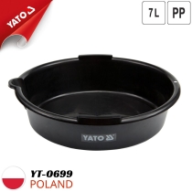 Khay hứng dầu nhớt thải PP 7L Yato YT-0699 - Ba Lan