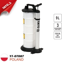 9L 手動バキューム廃油抽出装置 Yato YT-07087 - ポーランド