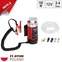 Bơm hút dầu động cơ ô tô 24V Yato YT-07140 Ba Lan 
Translated to English:
24V Car Engine Oil Suction Pump Yato YT-07140 Poland
