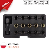 Yato YT-17580 16종 오일 팬 탭 및 볼트 세트 - 폴란드