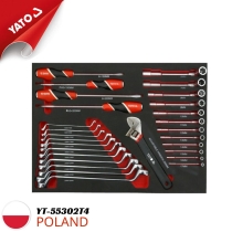 28個の部品を含む総合ツールトレイYT-55302T4