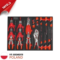 17ピースのツールセットYT-55302T5 包含するツールトレイ