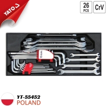 포장된 렌치 세트, 합성 헥사곤 YT-55452