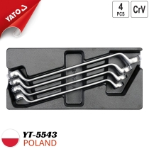 The YATO YT-5543 is a 4-piece combination wrench set with sizes ranging from 21mm to 32mm.