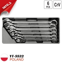 플라스틱 렌치 세트 6 조각 메트릭 22-32mm YATO YT-5532