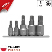 Bộ tuýp mũi sao 1/4" 3/8" 5 chi tiết Yato YT-0433 - Ba Lan