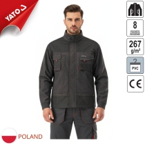 Áo khoác bảo hộ lao động Basalt 7 túi Size: S - XXL Yato YT-80140 - Ba Lan