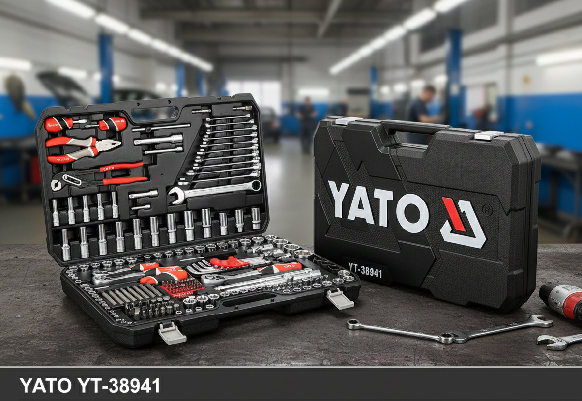 Bộ đồ nghề sửa chữa ô tô 225 món Yato YT-38941 - Giải pháp hoàn hảo cho ...