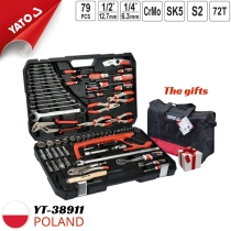 Bộ dụng cụ sửa chữa tổng hợp 79 chi tiết  Yato YT-38911