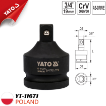 Yato YT-11671 - Chuyển đầu từ 3/4