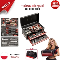 Thùng đồ nghề sửa chữa ĐA NĂNG 80 MÓN Yato YT-38951 - Ba Lan