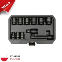 Bộ khẩu tuýp đen 1/2 inch 11 chi tiết YATO YT-10255 CrMo SCM-440 AS-DRIVE | Ba Lan