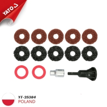 Bộ vệ sinh moay ơ và bu lông bánh xe 14 chi tiết Chuôi 1/2 inch Yato YT-25384