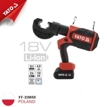 Kìm Ép Cos Thủy Lực Dùng Pin 18V 120kN YATO YT-22855  Brushless | Ba Lan