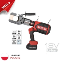 Máy cắt cáp thủy lực dùng pin 18V Brushless 50mm  Yato YT-18590 - Ba Lan