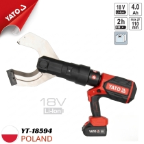 18V Battery Powered Hydraulic Cable Cutter 110mm Yato YT-18594 - Poland