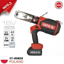Máy cắt đai ốc thủy lực Dùng Pin/18V  50KN cắt M8-M24 Yato YT-05855