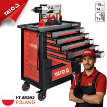 Yato YT-55292 189-Piece Tool Cabinet for Car Body Repair