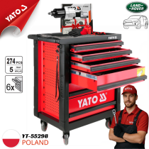 Land Rover Tool Cabinet / Tool Set, 274 pieces, Yato YT-55298 - Poland