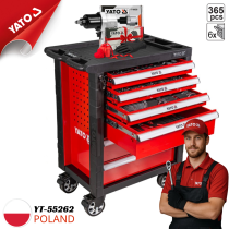 Yato YT-55262 Tool Cabinet, FULL OPTION, 365 Pieces - Poland