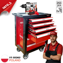Yato YT-55263 Premium Tool Cabinet with 253 Pieces - Poland