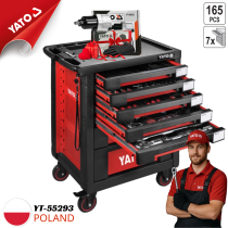 Tủ đồ nghề chuyên LỐP XE 165 món Yato YT-55293 - Ba Lan