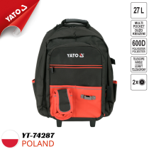 Ba lô đựng dụng cụ đáy cứng dạng xe kéo dung tích 27L YT-74287 - Ba Lan