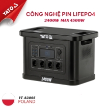 Trạm Năng Lượng Di Động Yato YT-83095 2400W 2232Wh | Ba Lan