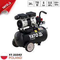 Máy nén khí giảm ồn 24 lít Yato YT-23342 - Ba Lan