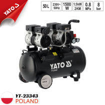 Máy nén khí giảm ồn 50 lít Yato YT-23345 - Ba Lan