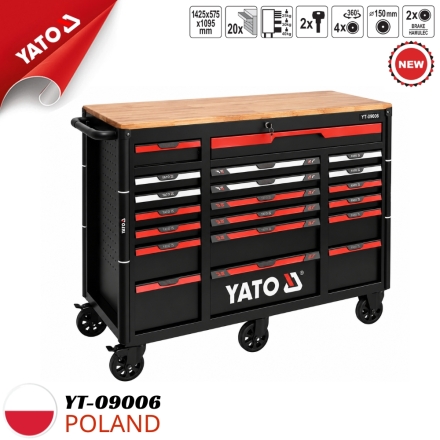 Tủ Đựng Đồ Nghề Cao Cấp 20 Ngăn Yato YT-09006 - Ba Lan