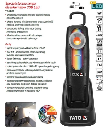 Đèn càm tay 5W Yato YT-08509